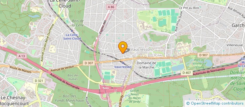 localisation de l'entreprise AGORAIA  VAUCRESSON