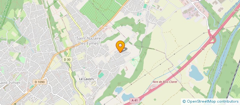 localisation de l'entreprise AGORALP à SAINT-NAZAIRE-LES-EYMES
