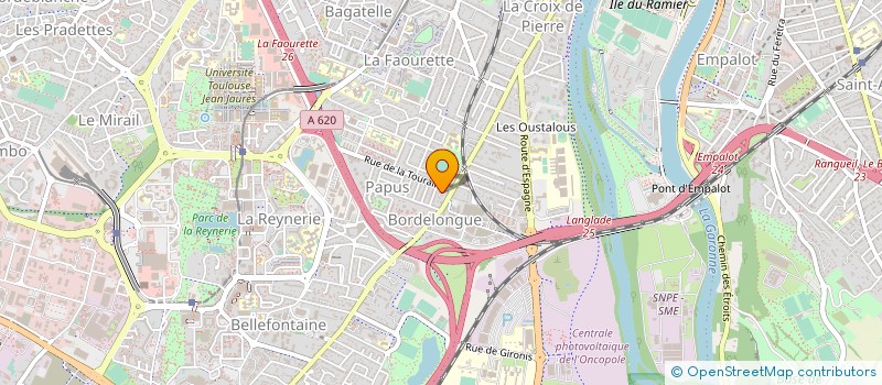 localisation de l'entreprise AGORANET - GROUPE ERRA à TOULOUSE