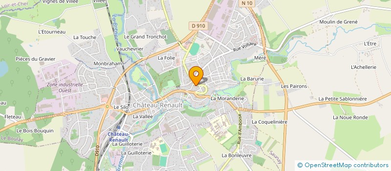 localisation de l'entreprise AGORANOMOS à CHATEAU-RENAULT