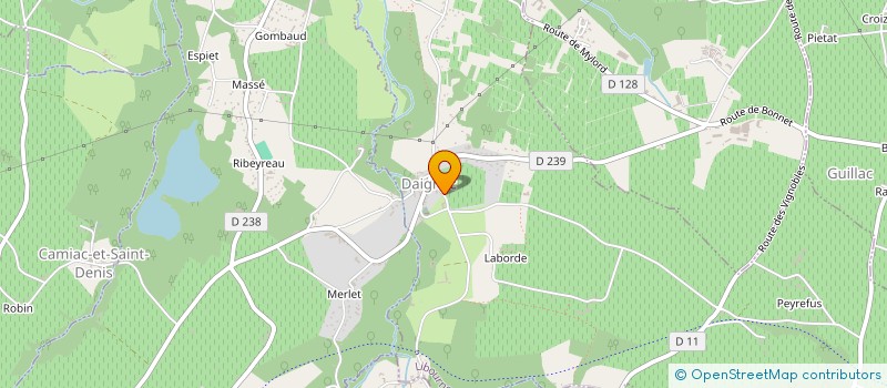 localisation de l'entreprise AGORATECH  DAIGNAC