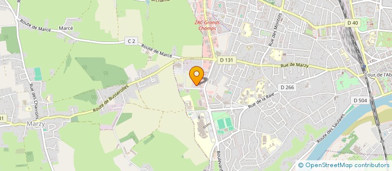 localisation de l'entreprise AGORES à NEVERS