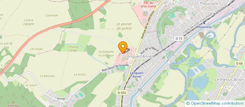 localisation de l'entreprise AGORESPACE  LONGUEIL-ANNEL