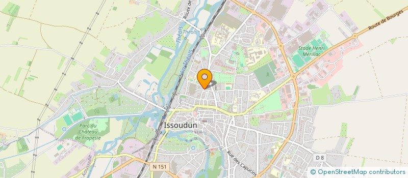 localisation de l'entreprise AGORH CONSEIL à ISSOUDUN