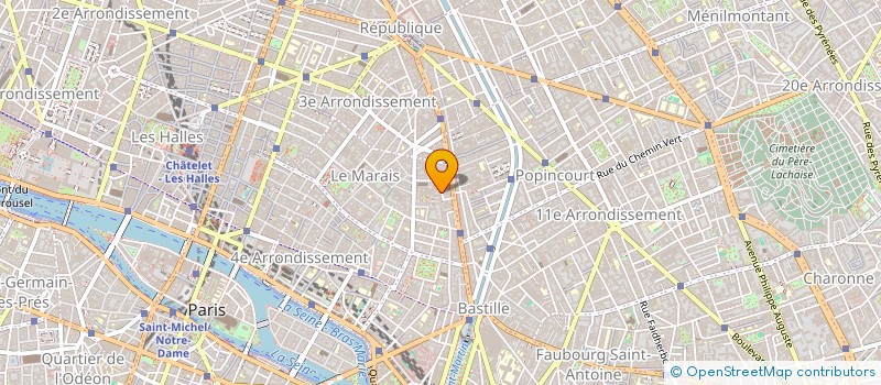 localisation de l'entreprise AGORIA à PARIS