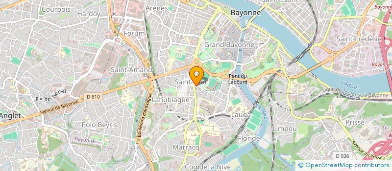 localisation de l'entreprise AGORILA à BAYONNE