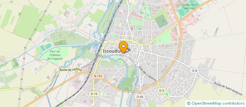 localisation de l'entreprise AGORIS CENTRE à ISSOUDUN