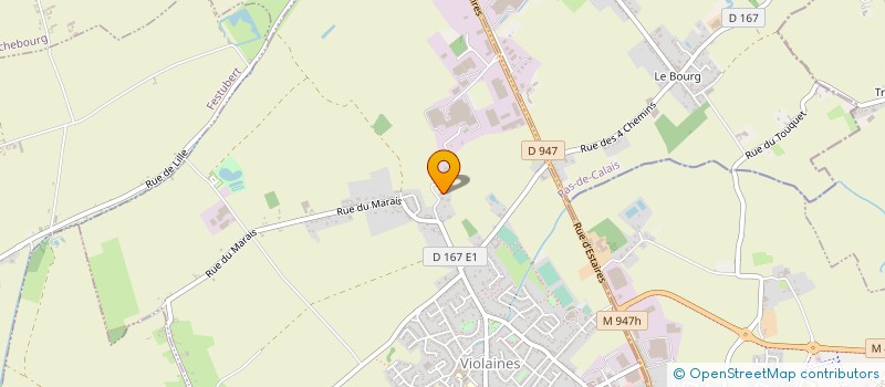 localisation de l'entreprise AGORIS FRANCE SOCIETE COOPERATIVE D'INTERET COLLECTIF AGRICOLE A CAPITAL VARIABLE  VIOLAINES