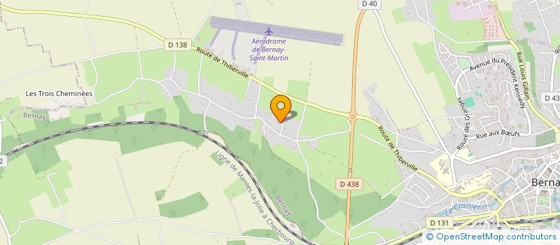 localisation de l'entreprise AGORIS MANAGEMENT  BERNAY