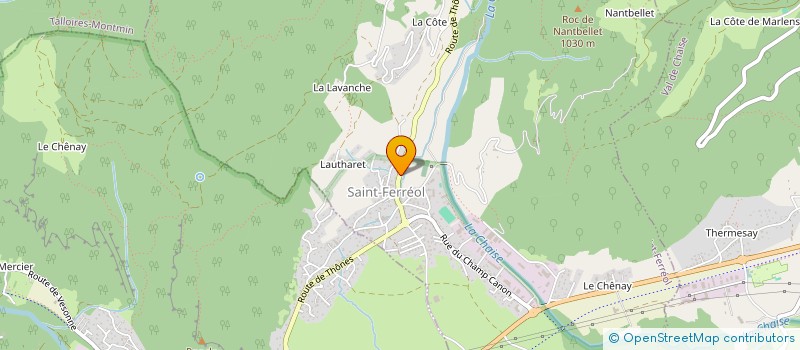 localisation de l'entreprise AGORYS  SAINT-FERREOL