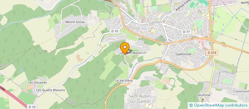 localisation de l'entreprise AGOS INVEST  GAILLON