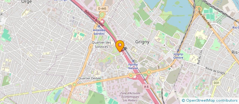 localisation de l'entreprise AGOS MULTISERVICES à GRIGNY