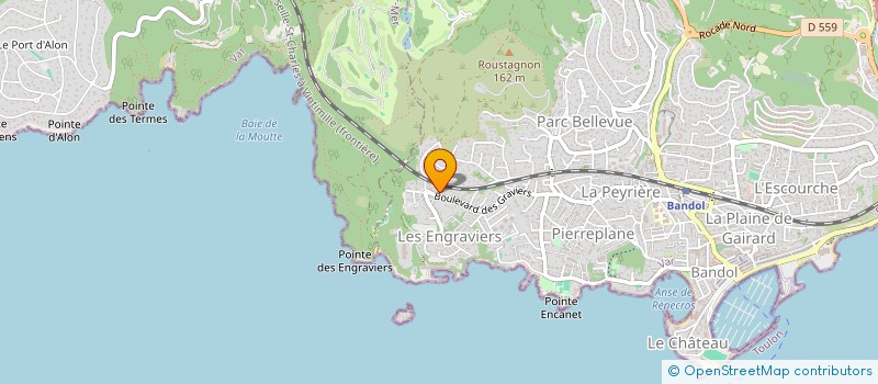 localisation de l'entreprise AGOS ST CYR  BANDOL