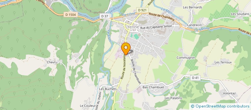 localisation de l'entreprise AGOSCA  YENNE