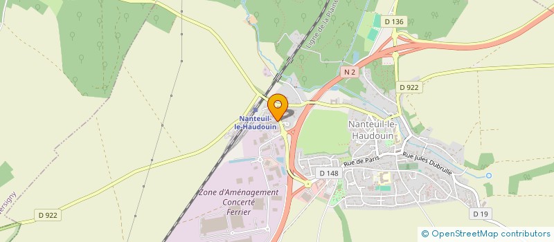 localisation de l'entreprise AGOST à NANTEUIL-LE-HAUDOUIN
