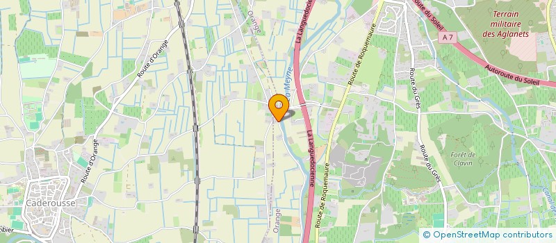 localisation de l'entreprise AGOSTE  ORANGE