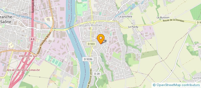 localisation de l'entreprise AGOSTINHO & CO à JASSANS-RIOTTIER
