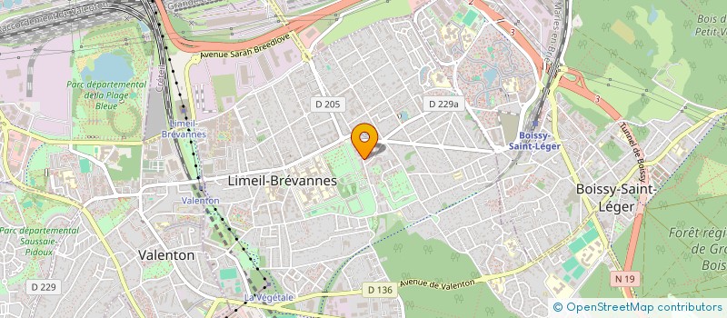 localisation de l'entreprise AGOSTINHO TRAVEL  LIMEIL-BREVANNES