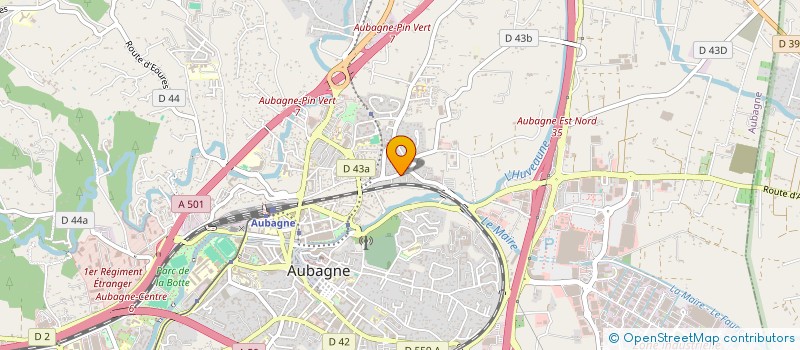 localisation de l'entreprise AGOSTINI à AUBAGNE