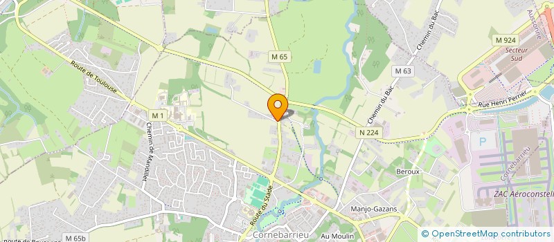 localisation de l'entreprise AGOSTINI ACCOMPAGNEMENTS  CORNEBARRIEU