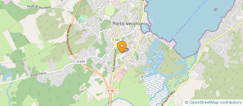 localisation de l'entreprise AGOSTINI G ET CIE à PORTO-VECCHIO