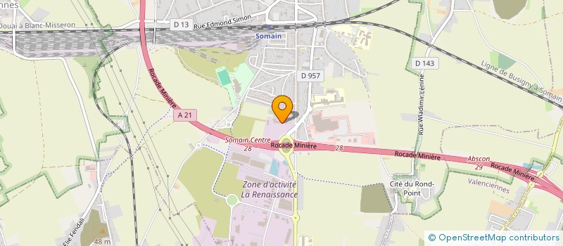 localisation de l'entreprise AGOSTO BETON POMPAGE SERVICE à SOMAIN