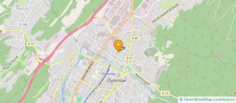 localisation de l'entreprise AGOSTONI MOULES à OYONNAX