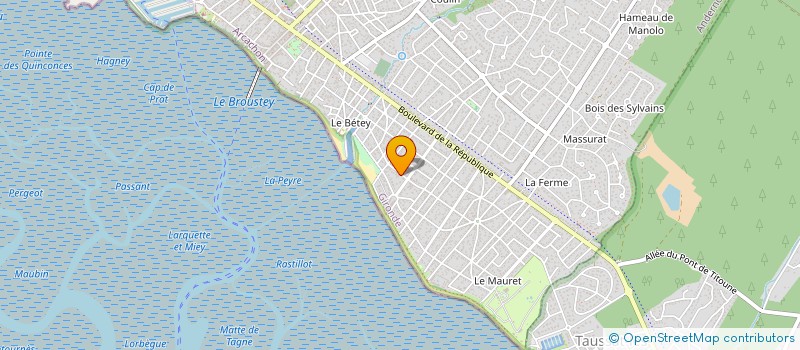 localisation de l'entreprise AGOTTOUA  ANDERNOS-LES-BAINS