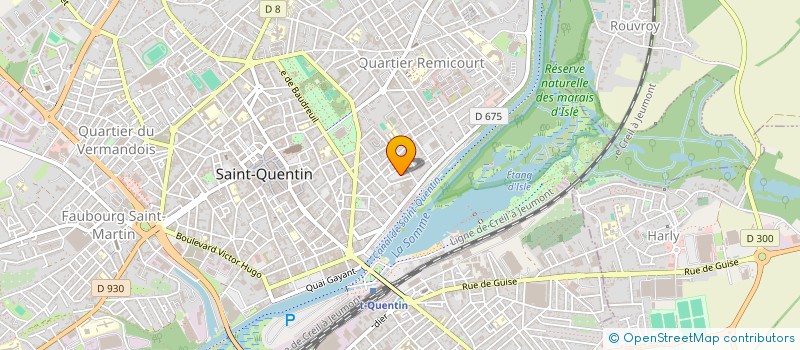 localisation de l'entreprise AGOUBTEK à SAINT-QUENTIN