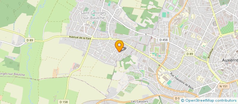 localisation de l'entreprise AGOUE  SAINT-GEORGES-SUR-BAULCHE