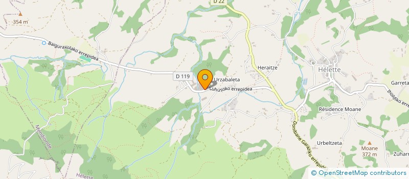 localisation de l'entreprise AGOUR INDAR BERRI  HELETTE