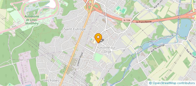 localisation de l'entreprise AGOURRAM EL OTMANT à LEUVILLE-SUR-ORGE