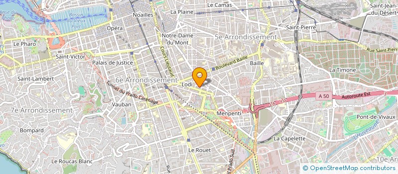 localisation de l'entreprise AGOYA à MARSEILLE