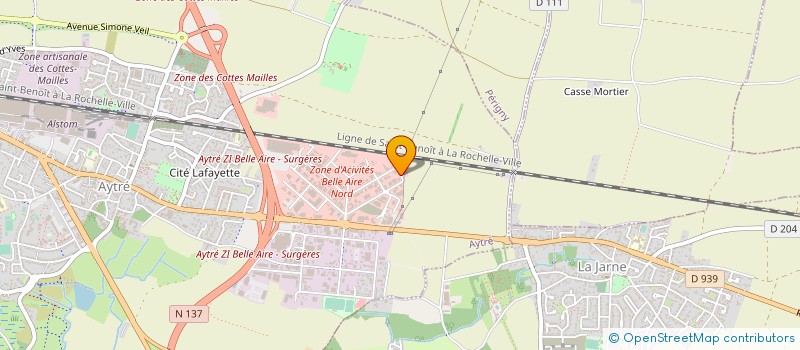 localisation de l'entreprise AGP 2  AYTRE