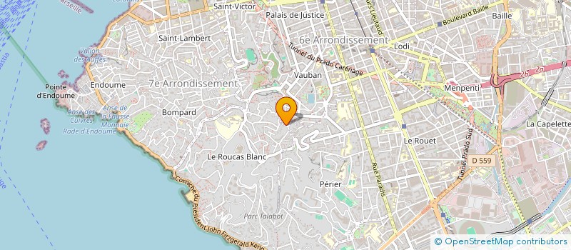 localisation de l'entreprise AGP à MARSEILLE