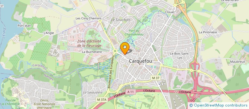 localisation de l'entreprise AGP  CARQUEFOU