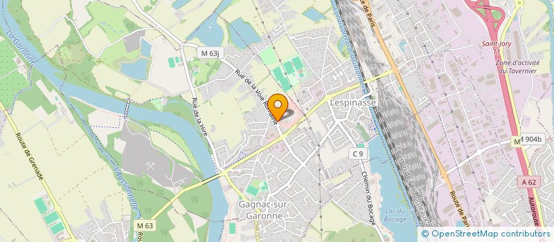 localisation de l'entreprise AGP à GAGNAC-SUR-GARONNE