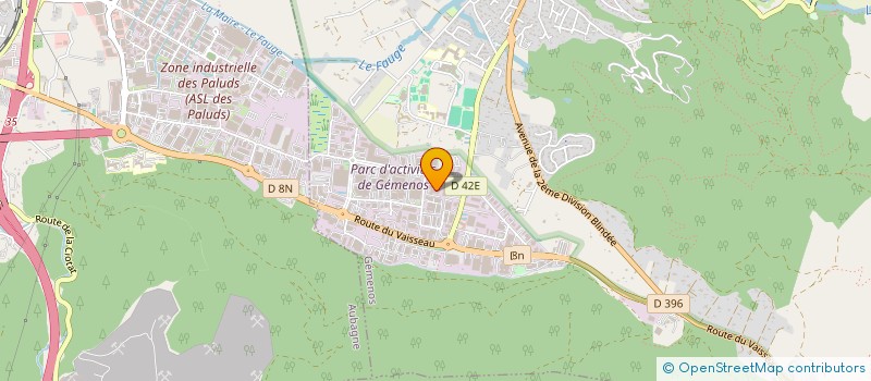 localisation de l'entreprise AGP AUTOMOBILES à GEMENOS