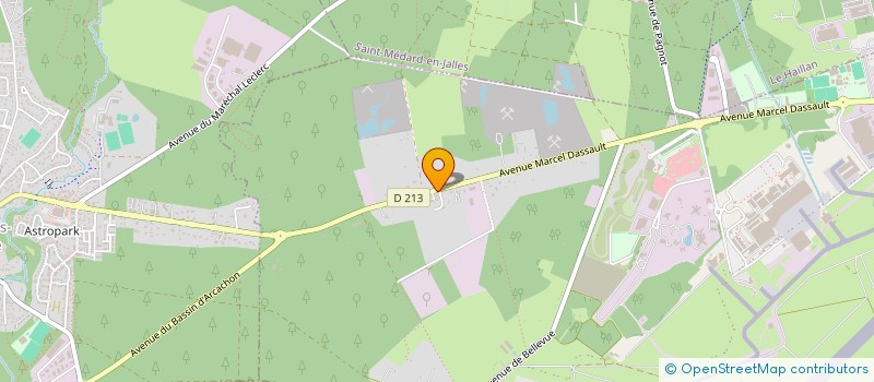 localisation de l'entreprise AGP BAT  MERIGNAC