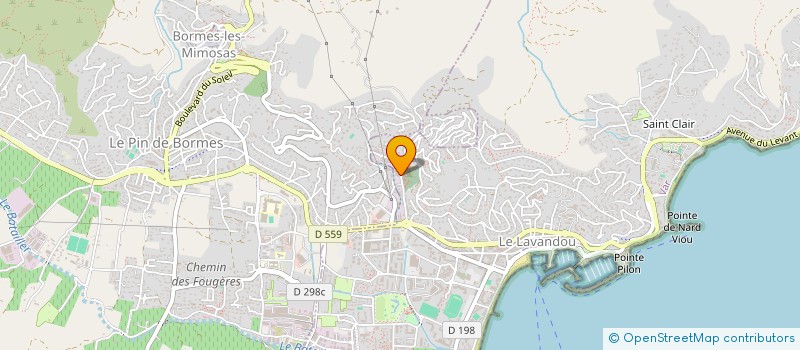 localisation de l'entreprise AGP BOATS  LE LAVANDOU