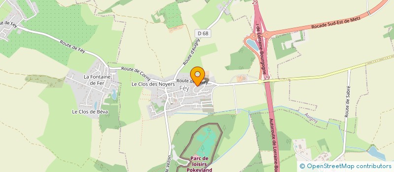 localisation de l'entreprise AGP & CO  FEY