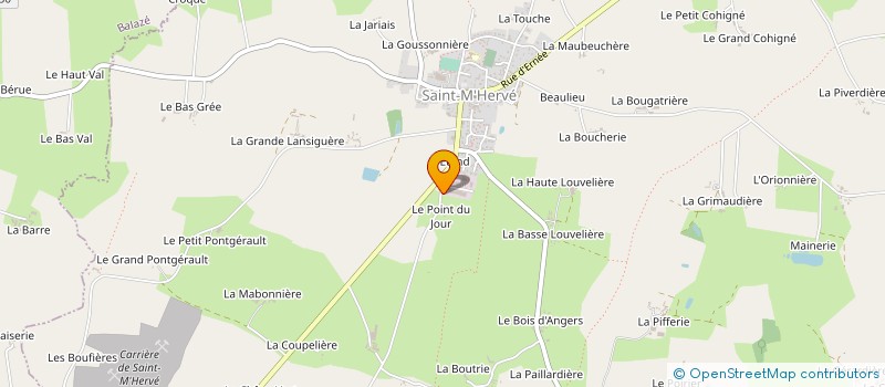localisation de l'entreprise AGP FRANCE à SAINT M'HERVE