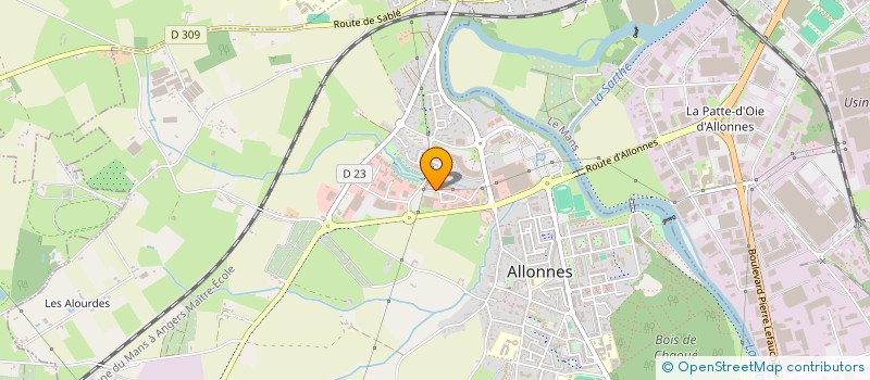 localisation de l'entreprise AGP L'IDENTITE VISUELLE à ALLONNES