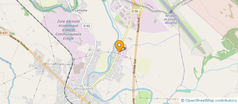 localisation de l'entreprise AGP LBG  LABRUGUIERE