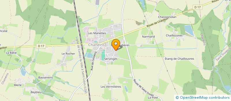 localisation de l'entreprise AGP METAL à CHANEINS