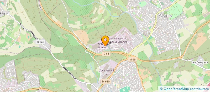 localisation de l'entreprise AGP MONTPELLIER à VENDARGUES