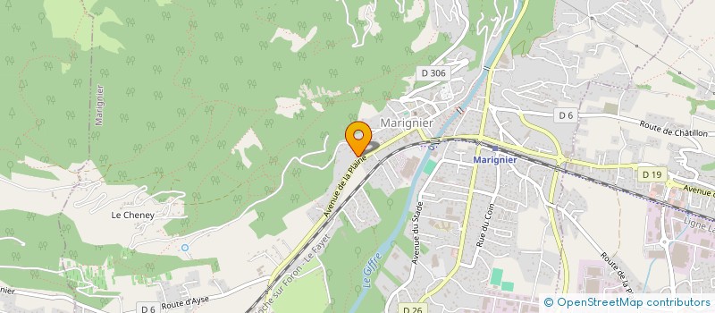localisation de l'entreprise AGP SARL à MARIGNIER