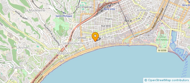 localisation de l'entreprise AGP SEASIDE à NICE
