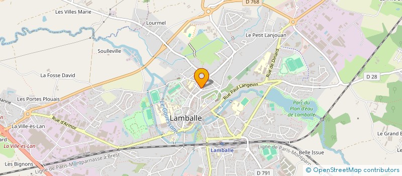 localisation de l'entreprise AGPAC à LAMBALLE-ARMOR