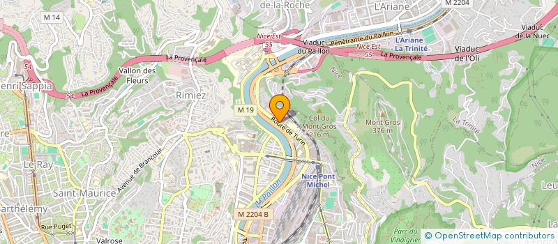 localisation de l'entreprise AGPC SERVICES  NICE